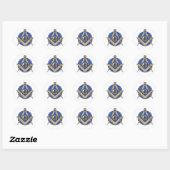 autocollant masonique (Feuille)