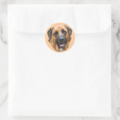 Autocollant Mastiff Mix Dog Face (Sac)