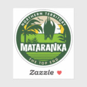 Autocollant Mataranka, Territoire du Nord Australi (Feuille)