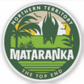 Autocollant Mataranka, Territoire du Nord Australi (Devant)
