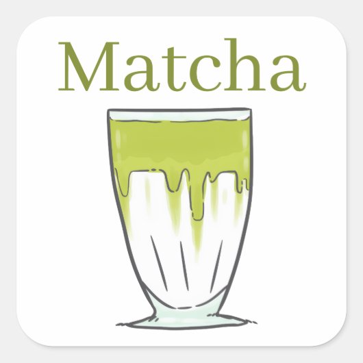 Autocollant Matcha (Devant)