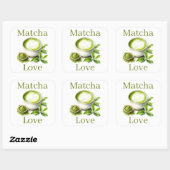 Autocollant Matcha (Feuille)