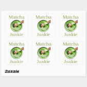 Autocollant Matcha (Feuille)