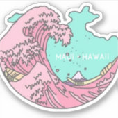 Autocollant Maui Hawaii (Devant)