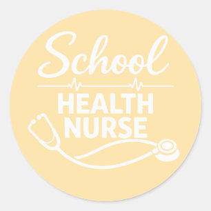 Autocollant Médical Infirmière Scolaire