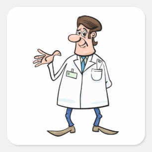 Autocollant Médicale Carré