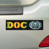 Autocollant Médicale d'insigne de combat de Doc. (En voiture)