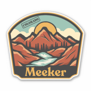 Autocollant Meeker, Colorado