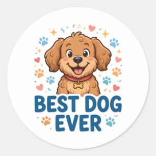 Autocollant Meilleur Chien de Tous les Temps