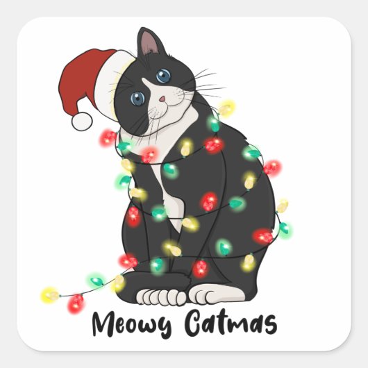 Autocollant Meowy Catmas (Devant)