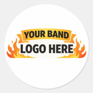 🎵 Autocollant Merch du Groupe Logo de Groupe Pe