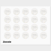 Autocollant Merci (Feuille)