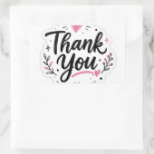 Autocollant Merci (Sac)