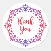 Autocollant Merci (Devant)