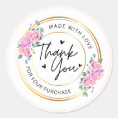 autocollant Merci (Devant)