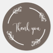 autocollant merci (Devant)