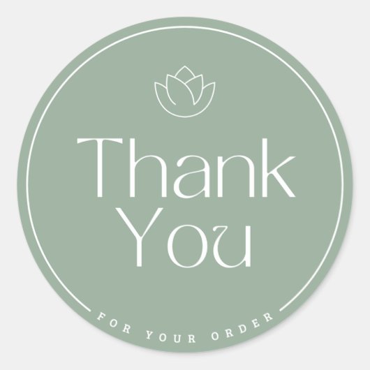 autocollant Merci (Devant)