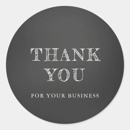 Autocollant Merci Craie (Devant)