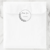 AUTOCOLLANT MERCI ÉDITABLE (Sac)