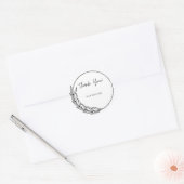 AUTOCOLLANT MERCI ÉDITABLE (Enveloppe)