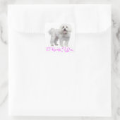 Autocollant Merci maltais Chien Chien Chien (Sac)