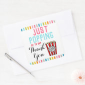 autocollant Merci Popcorn (Enveloppe)