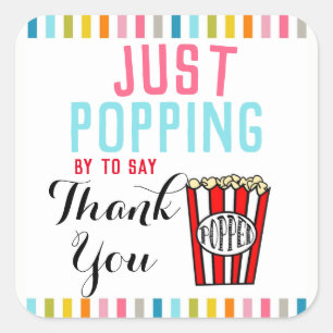 autocollant Merci Popcorn