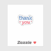 autocollant Merci pour petites entreprises (Feuille)