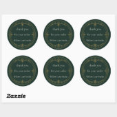 Autocollant Merci pour Votre Commande (Feuille)