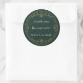 Autocollant Merci pour Votre Commande (Sac)