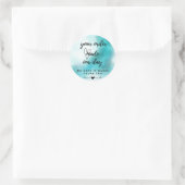 Autocollant Merci - Votre Commande Nous A Fait Pla (Sac)