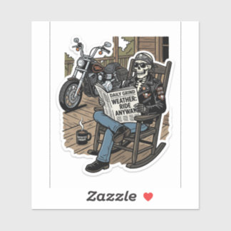 Autocollant météo pour rouler — Décalcomanie drôle