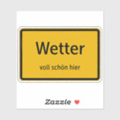 Autocollant météo sticker autocollant (Feuille)
