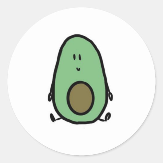 Autocollant mignon (Devant)