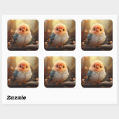 Autocollant mignon (Feuille)