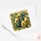 Autocollant mignon avocats (Enveloppe)