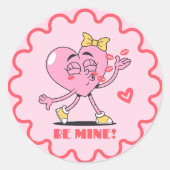 Autocollant mignon de la Saint-Valentin (Devant)