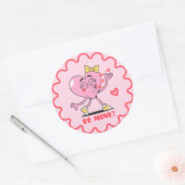 Autocollant mignon de la Saint-Valentin (Enveloppe)