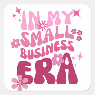 Autocollant Mignon De Mon Ère De Petite Entreprise