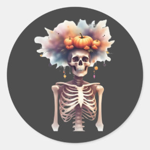 Autocollant mignon et effrayant d'Halloween – Sque