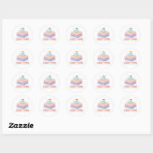 Autocollant Mignon Kawaii "Cozy Time" (Feuille)