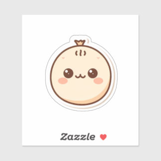 Autocollant Mignon Kawaii Dumpling | Fou Cartoon A