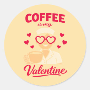 Autocollant mignon pour amateur de café pour la Sa