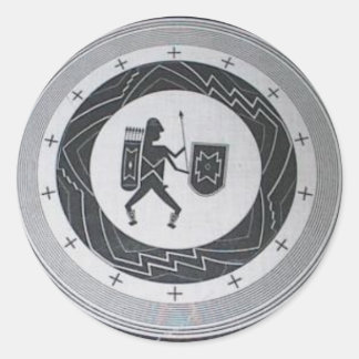 Autocollant Mimbres Warrior
