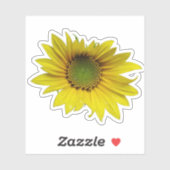 autocollant mini tournesol (Feuille)