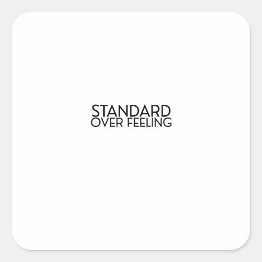 Autocollant minimaliste audacieux Discipline plutô (Devant)