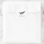 Autocollant minimaliste esthétique (Sac)
