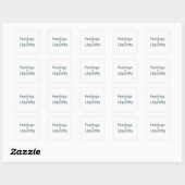 Autocollant minimaliste Sentiments à Liquidité (Feuille)