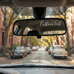 Autocollant Miroir Texte Personnalisé – Rétroviseu