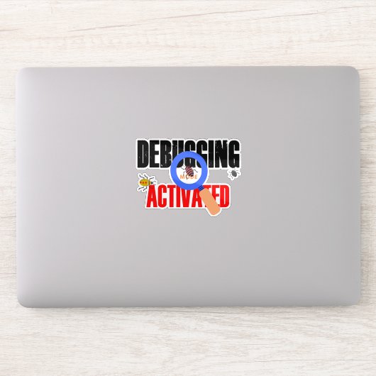Autocollant Mode Débogage Activé pour la Programma (Ordinateur)